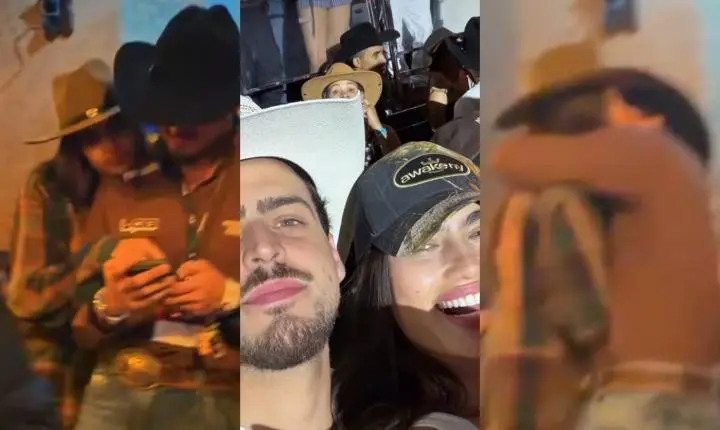 Após desentendimento com Ana Castela, Jon Vlogs beija modelo internacional em evento