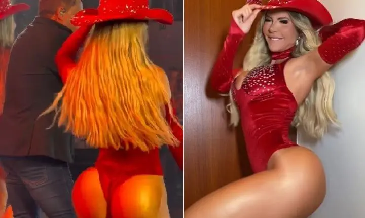 Bailarina de Leonardo esclarece plásticas e comenta comparações com Poliana Rocha