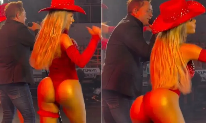 Bailarinas de Leonardo geram controvérsia com figurino ousado em show