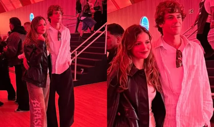Luana Marquezine curte Rock in Rio de forma discreta com o namorado