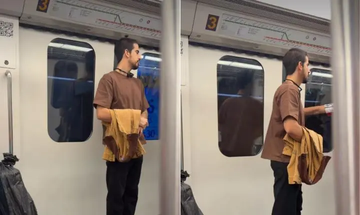 Vídeo de Enzo Celulari no metrô do Rio viraliza e gera reações na web