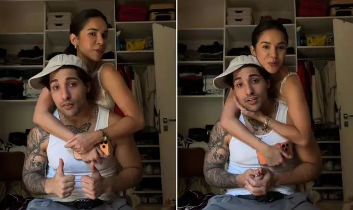 Gizelly Bicalho e Cauê Fantin anunciam casamento de surpresa na web