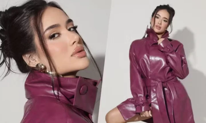 Ex-BBB Jordana chama atenção nas redes sociais ao apostar em look de couro ousado