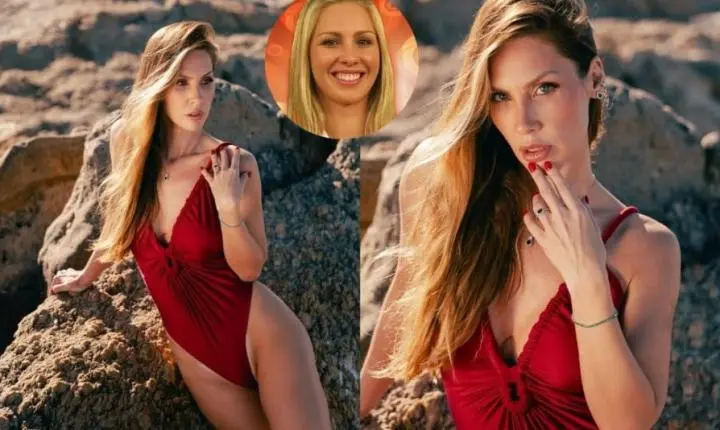Ana Carolina Madeira exibe novo visual em ensaio de maiô no Rio