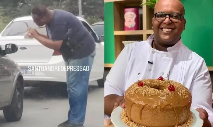 Ex-MasterChef Estefano Zaquini é flagrado vendendo doces e fala sobre recomeço profissional