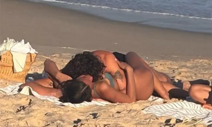 Bruna Marquezine e Shawn Mendes são vistos em clima de romance em praia do Rio