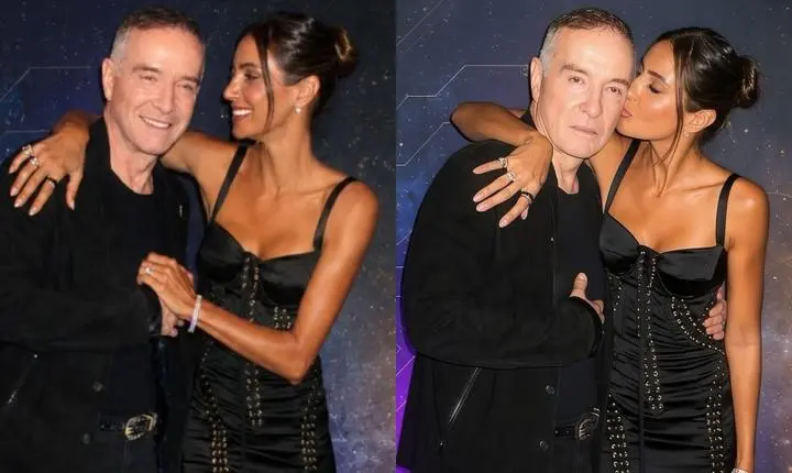 Eike Batista e Flavia Sampaio aparecem juntos em evento no Rio de Janeiro