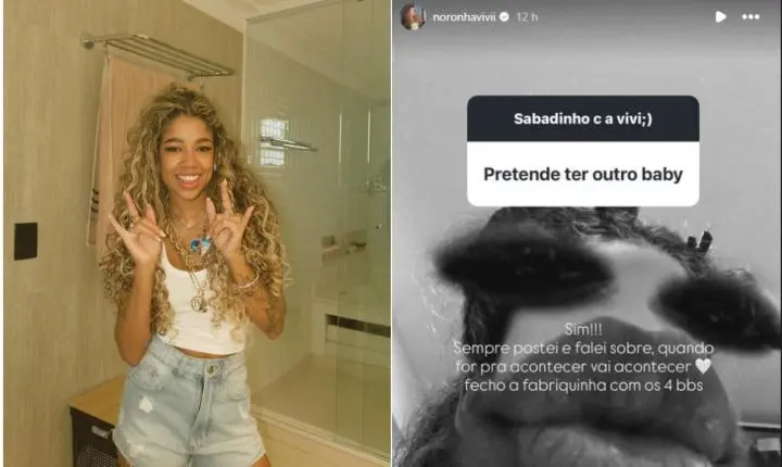 Vivi Noronha revela planos de ter o quarto filho e fala sobre maternidade