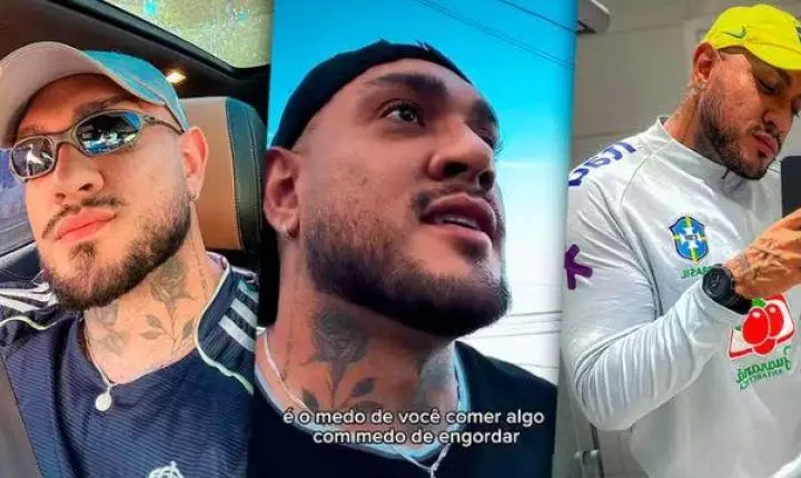 MC Binn revela receio de recuperar peso após perder 50 kg e superar a obesidade