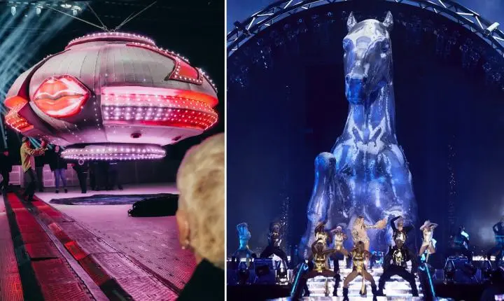 A impressionante nave do show da Xuxa é inflável e tem tecnologia holandesa