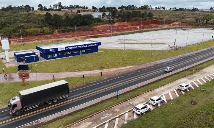 PR Via Mineira inicia, neste sábado (5), operação do primeiro Ponto de Parada e Descanso para caminhoneiros da BR-040 no Brasil