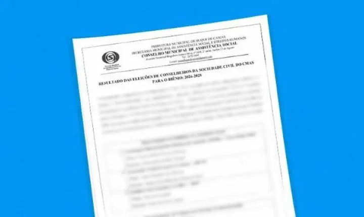 Prefeitura de Duque de Caxias divulga resultado das eleições CMAS para biênio 2026/2028