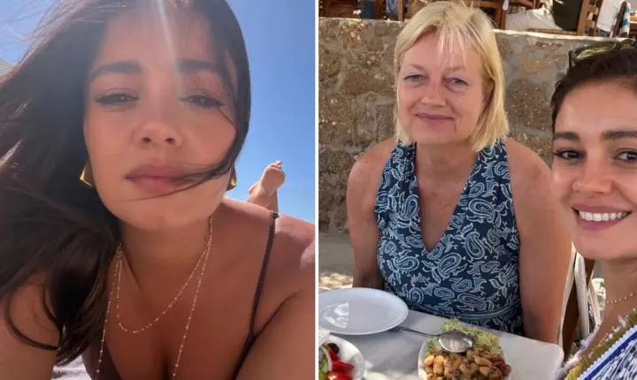 Sophie Charlotte na Grécia realiza sonho de viajar ao lado da mãe em férias