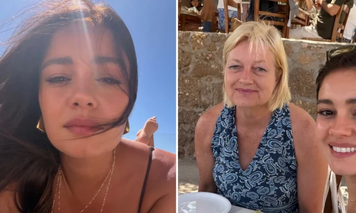Sophie Charlotte na Grécia realiza sonho de viajar ao lado da mãe em férias