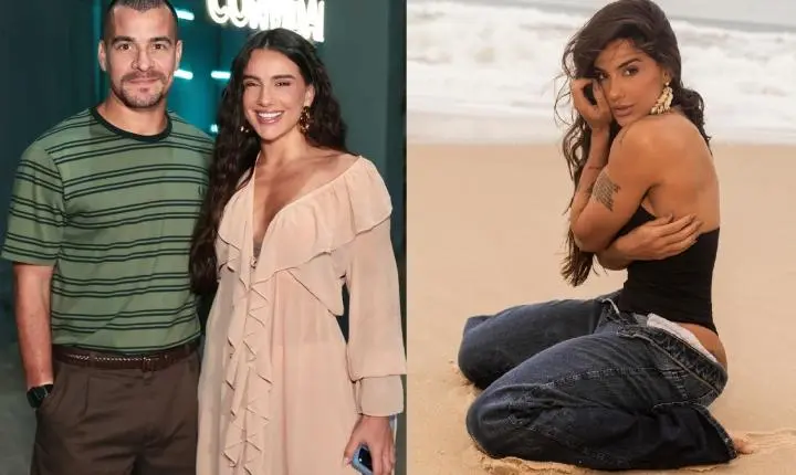 Thiago Martins assume namoro com Luiza Caldi durante show no Rio