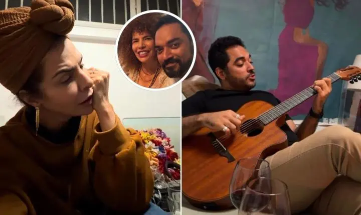 Vanessa da Mata e Thomás Aquino juntos em noite musical acendem rumores de romance