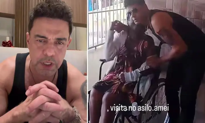 Zezé Di Camargo critica sósia e o acusa de enganar idosos em asilo